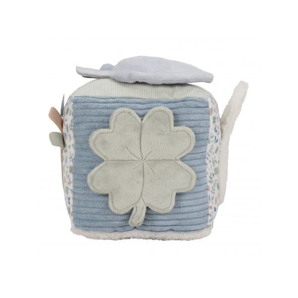 LITTLE DUTCH KOSTKA TEXTILNÍ S AKTIVITAMI KRÁLÍČEK MIFFY LUCKY LEAVES - MIFFY - PRO DĚTI