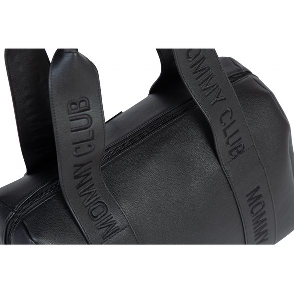 CHILDHOME PŘEBALOVACÍ TAŠKA MOMMY CLUB SIGNATURE VEGAN LEATHER BLACK - PŘEBALOVACÍ TAŠKY - KOČÁRKY A PŘÍSLUŠENSTVÍ