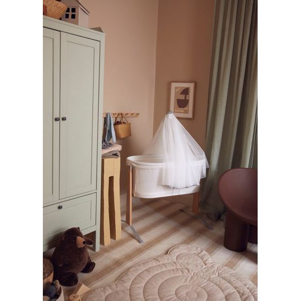 BABYBJÖRN KOLÉBKA CRADLE WHITE MESH - KOŠÍKY A KOLÉBKY - SPINKÁNÍ