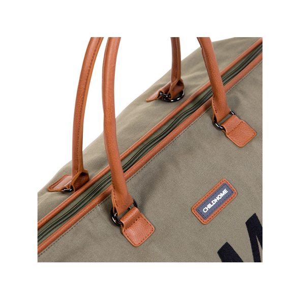 CHILDHOME PŘEBALOVACÍ TAŠKA MOMMY BAG CANVAS KHAKI - PŘEBALOVACÍ TAŠKY - KOČÁRKY A PŘÍSLUŠENSTVÍ