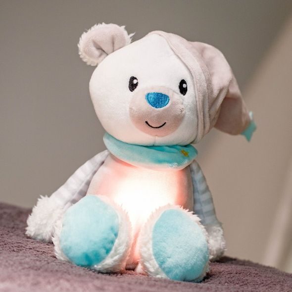 INNOGIO INTERAKTIVNÍ USÍNÁČEK S MELODIEMI A SVĚTLEM GIOFRIENDS - USÍNÁČCI ŠUMÍCÍ / S TLUKOTEM - PRO DĚTI