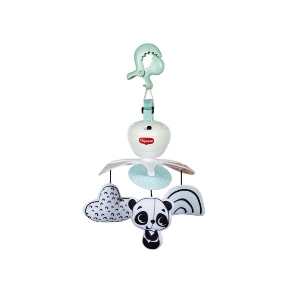 TINY LOVE HUDEBNÍ KOLOTOČ NA CESTY BLACK & WHITE - HRAČKY K ZAVĚŠENÍ - PRO DĚTI