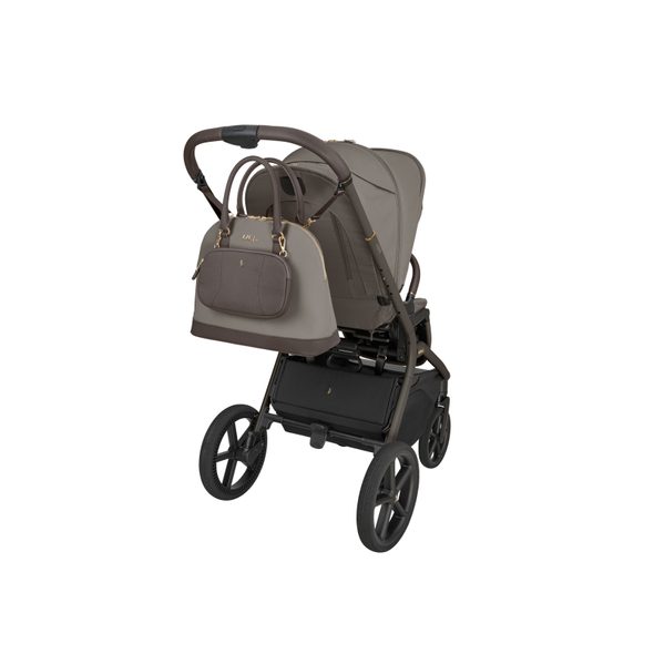 KIKKABOO KOČÁREK 2V1 GOYA PLATINUM MOCCA - DVOJKOMBINACE - KOČÁRKY A PŘÍSLUŠENSTVÍ