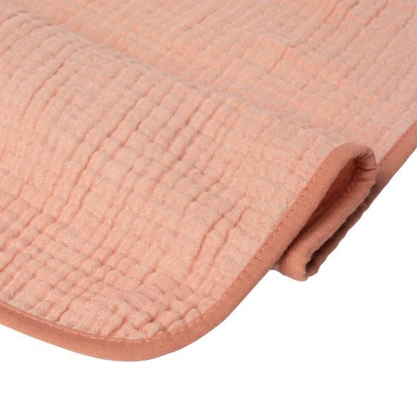 BEBE-JOU MUŠELÍNOVÝ RUČNÍK S KAPUCÍ PURE COTTON PINK - OSUŠKY A DĚTSKÉ ŽUPANY - KOUPÁNÍ A ZDRAVÍ