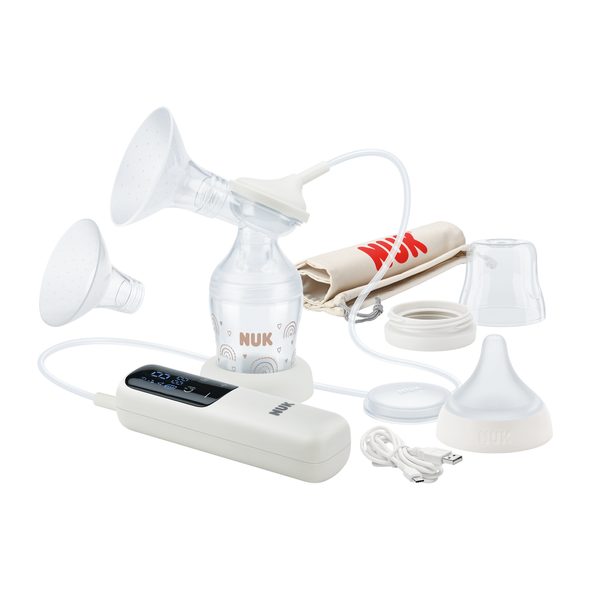 NUK SOFT & EASY ELEKTRICKÁ PRSNÍ PUMPA - ODSÁVAČKY MATEŘSKÉHO MLÉKA - KRMENÍ