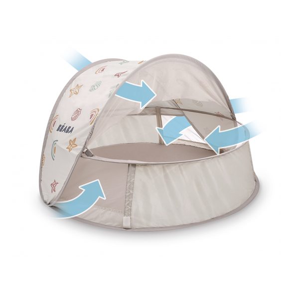 BEABA PLÁŽOVÝ STAN ANTI-UV BREEZYNEST CLAY EARTH - UV STANY - PRO DĚTI