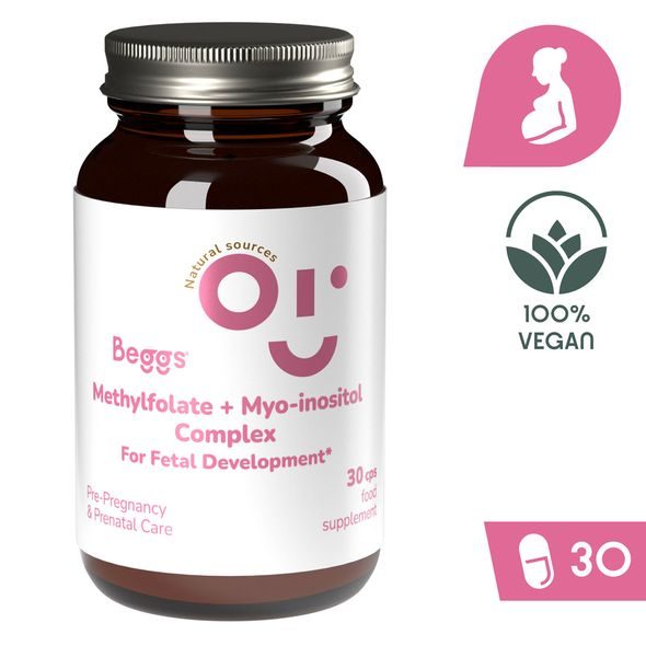 BEGGS METHYLFOLATE + MYO-INOSITOL COMPLEX (30 KAPSLÍ) - POTRAVINOVÉ DOPLŇKY - PRO MAMINKY