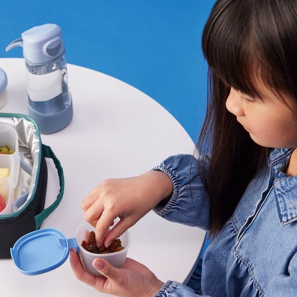 B.BOX SADA KRABIČEK SNACK TUBS 3KS - MODRÉ - USKLADNĚNÍ JÍDLA - KRMENÍ