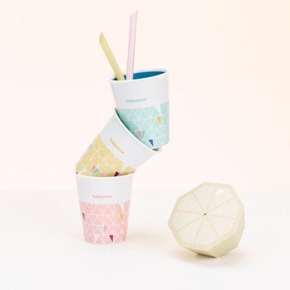 BABYMOOV MULTICOLOR CUPS 3KS - MISKY, TALÍŘKY A PODLOŽKY - KRMENÍ