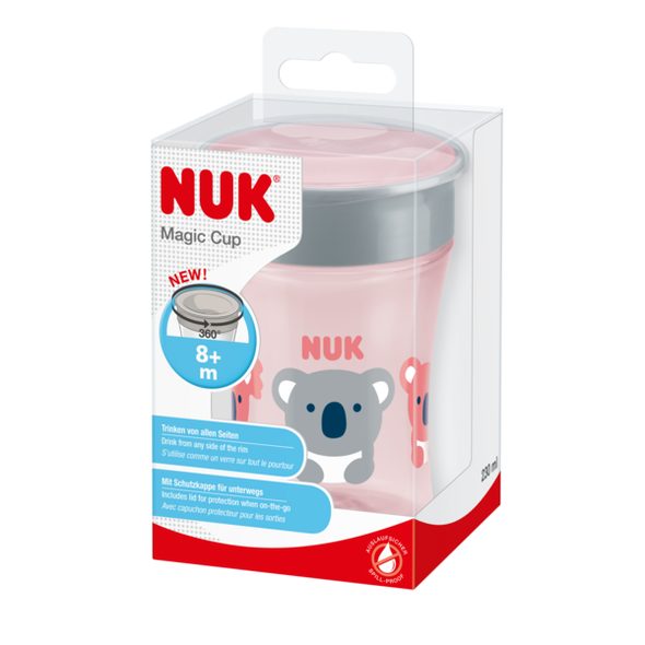 NUK MAGIC CUP S VÍČKEM 230ML - DĚTSKÉ HRNEČKY - KRMENÍ