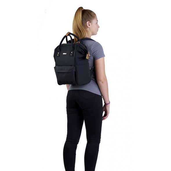 BABABING MANI PŘEBALOVACÍ TAŠKA/BATOH, BLACK - PŘEBALOVACÍ TAŠKY - KOČÁRKY A PŘÍSLUŠENSTVÍ