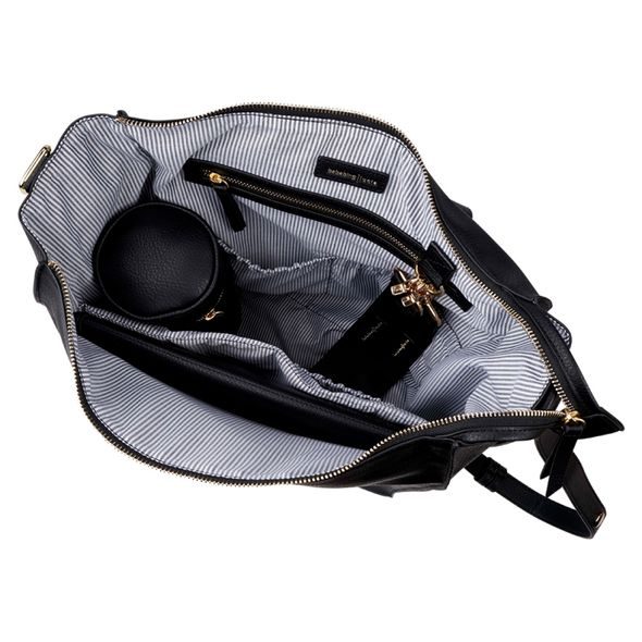 BABABING LUCIA PŘEBALOVACÍ TAŠKA/BATOH, BLACK - PŘEBALOVACÍ TAŠKY - KOČÁRKY A PŘÍSLUŠENSTVÍ