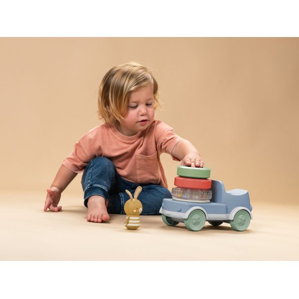 TAF TOYS NÁKLAĎÁK S PYRAMIDOU BUNNY - AUTÍČKA A VLÁČKY - PRO DĚTI