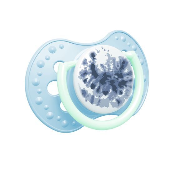 LOVI DUDLÍK SILIKONOVÝ DYNAMICKÝ TIE DYE 0-3M 2KS KLUK - ŠIDÍTKA A DOPLŇKY - KRMENÍ