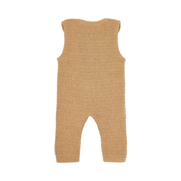 LITTLE DUTCH OVERAL PLETENÝ BEZ RUKÁVŮ SAFARI FRIENDS SOFT TAN VEL. 62 - OVERALY - PRO DĚTI