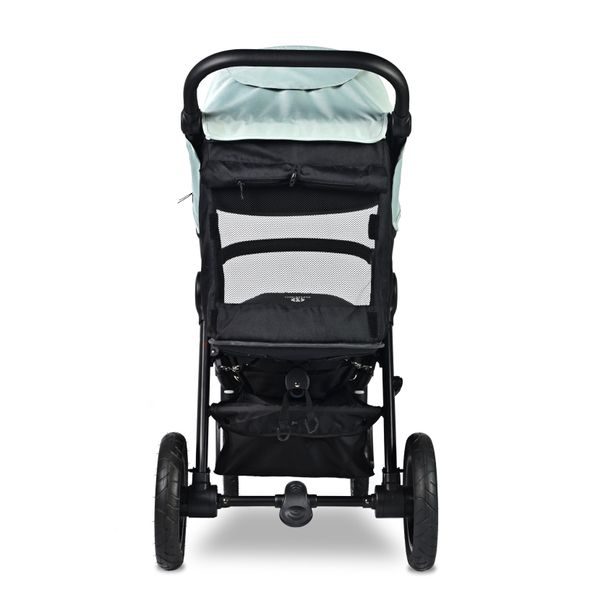 PETITE&MARS STREET+ POUZE STŘÍŠKA + POLSTROVÁNÍ IRON GREEN (!!POZOR BEZ PODVOZKU!!) - BAREVNÉ SETY K PODVOZKU - KOČÁRKY A PŘÍSLUŠENSTVÍ