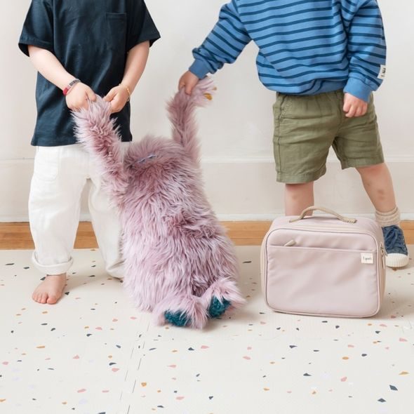 3 SPROUTS TAŠKA NA SVAČINU RECYCLED TAUPE - KRABIČKY NA SVAČINU - KRMENÍ