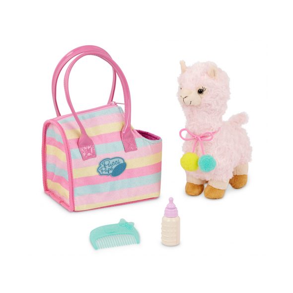 PUCCI PUPS LAMA V KABELCE SPARKLY STRIPES BAG - PLYŠOVÁ ZVÍŘATA - PRO DĚTI