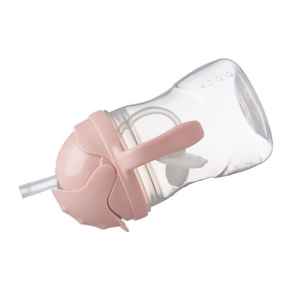 B.BOX UNIVERZÁLNÍ SADA NA PITÍ 3V1, 240 ML - RŮŽOVÁ - DĚTSKÉ HRNEČKY - KRMENÍ