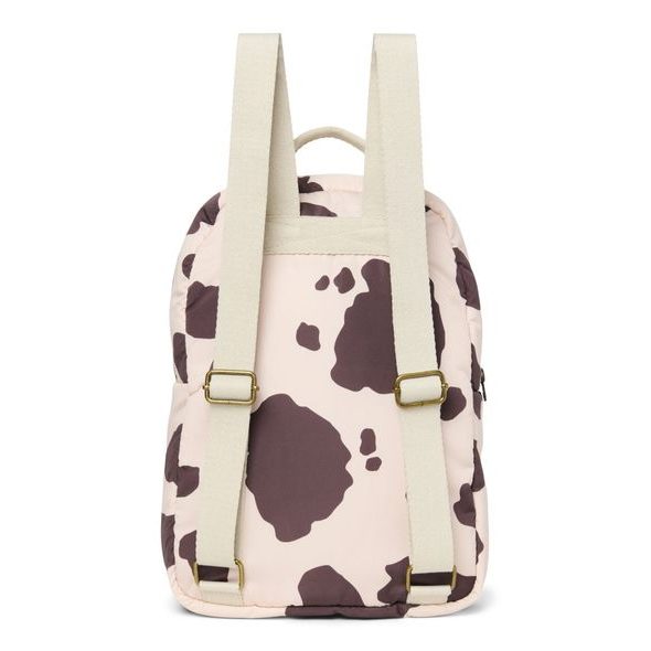 STUDIO NOOS PUFFY MIDI BACKPACK BATŮŽEK S PŘEDNÍ KAPSOU HOLY COW BROWNISH - BATOHY A TAŠKY - PRO DĚTI