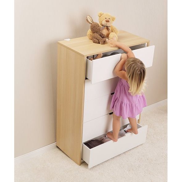 REER DRŽÁK NÁBYTKU ANTI-TIP KIT - BEZPEČNOST DĚTÍ V DOMÁCNOSTI - KOUPÁNÍ A ZDRAVÍ