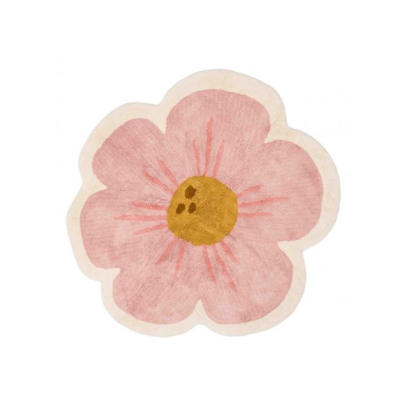 LITTLE DUTCH KOBEREC KVĚTINA 110X110 CM - HRACÍ PODLOŽKY NA ZEM - SPINKÁNÍ