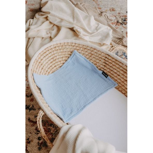 T-TOMI MUŠELÍNOVÁ PLENA POD HLAVIČKU BLUE - LÁTKOVÉ PLENY ALL IN ONE - PŘEBALOVÁNÍ