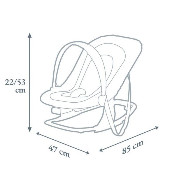 INGLESINA HUDEBNÍ LEHÁTKO ELEMENT PAPER BLUE - LEHÁTKA A HOUPADLA - SPINKÁNÍ