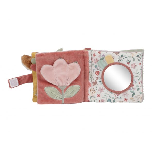 LITTLE DUTCH ZÁVĚSNÁ TEXTILNÍ KNÍŽKA S AKTIVITAMI FAIRY GARDEN - KNÍŽKY PRO NEJMENŠÍ - PRO DĚTI