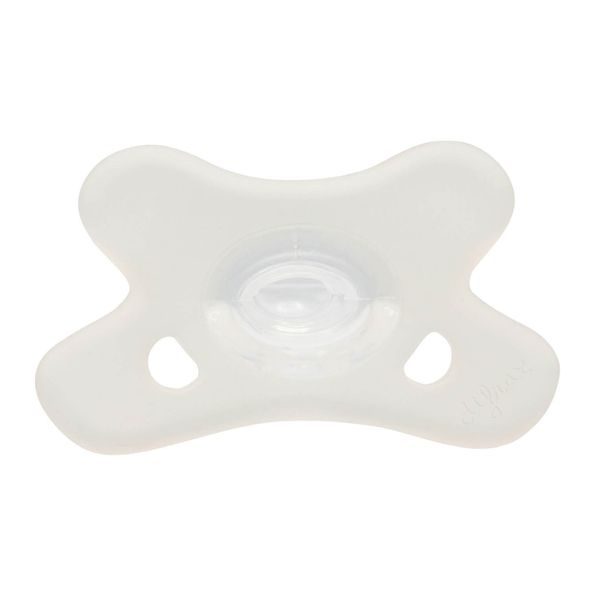 CANPOL BABIES DUDLÍK 100% SILIKONOVÝ SYMETRICKÝ 0-6M 1KS BÍLÝ - ŠIDÍTKA A DOPLŇKY - KRMENÍ