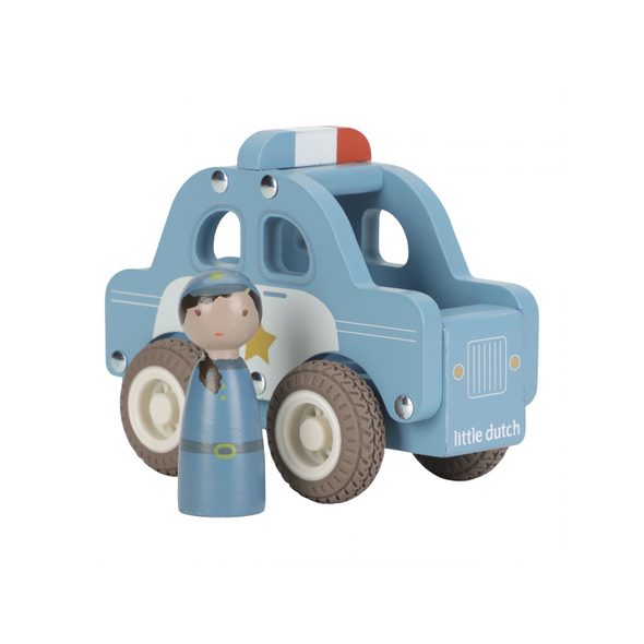 LITTLE DUTCH POLICEJNÍ AUTO DŘEVĚNÉ - LITTLE DUTCH - PRO DĚTI