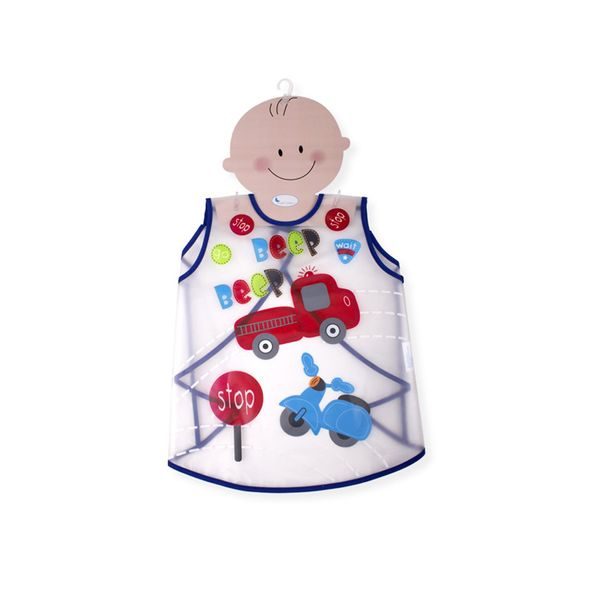 INTERBABY BRYNDÁK BEZ RUKÁVŮ 28X46 - MODRÝ - BRYNDÁKY - KRMENÍ