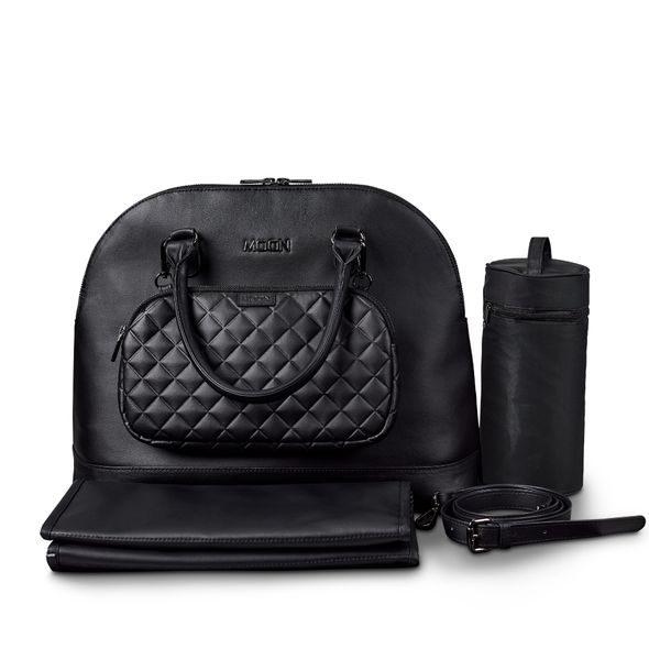 MOON PŘEBALOVACÍ TAŠKA FASHION BLACK - PŘEBALOVACÍ TAŠKY - KOČÁRKY A PŘÍSLUŠENSTVÍ