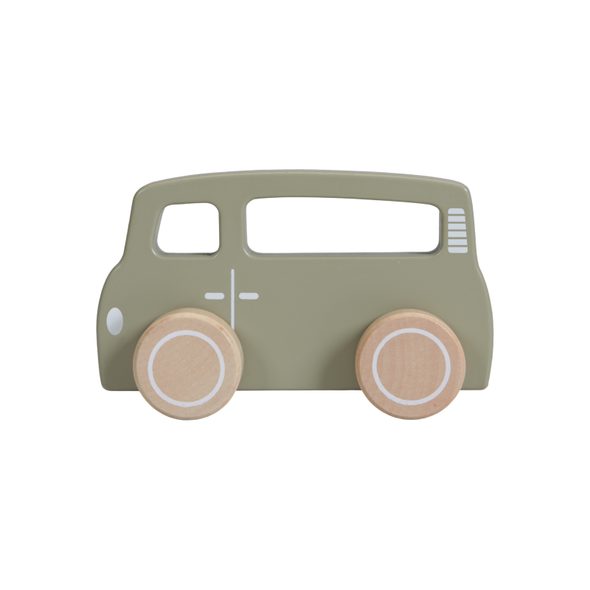 LITTLE DUTCH AUTÍČKO DODÁVKA DŘEVĚNÉ OLIVE - AUTÍČKA A JEZDÍCÍ - PRO DĚTI
