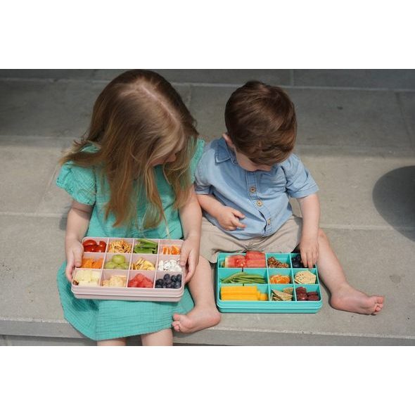 MELII SNACKLE BOX KRABIČKA NA SVAČINU 1368 ML - MODROZELENÁ - KRABIČKY NA SVAČINU - KRMENÍ