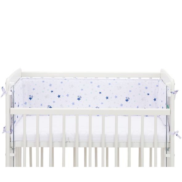 FILLIKID MANTINEL DO PŘÍSTAVNÉ POSTÝLKY STARS WHITE/BLUE 175X26 CM - MANTINELY - SPINKÁNÍ