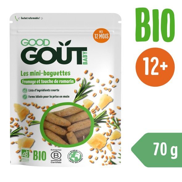 GOOD GOUT MINI BAGETKY S ROZMARÝNEM A SÝREM 70G - TYČINKY/SUŠENKY - KRMENÍ