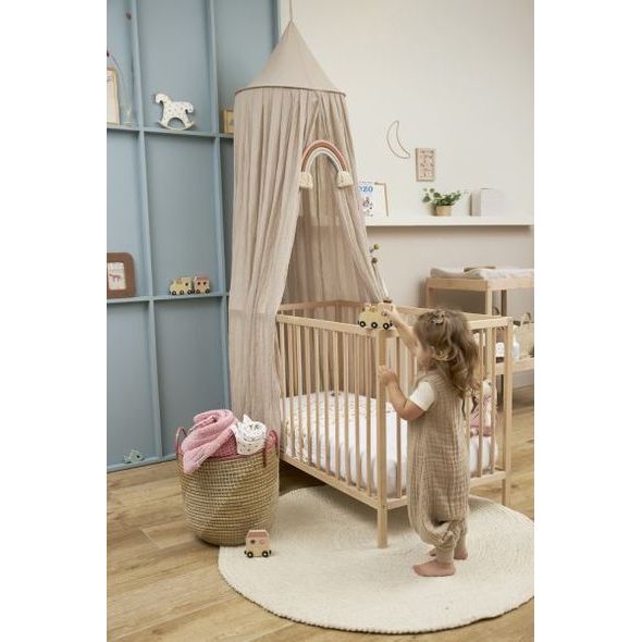 MEYCO LETNÍ MUŠELÍNOVÝ JUMPER VEL.92 - SAND - SPACÍ PYTLE - SPINKÁNÍ