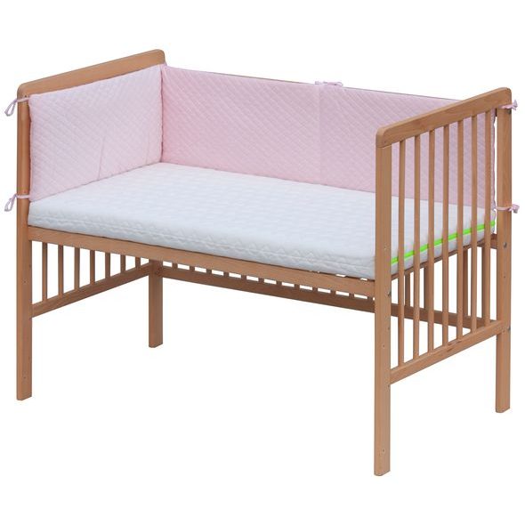 SCARLETT MANTINEL DO POSTÝLKY 4-DÍLNÝ PROŠÍVANÝ RŮŽOVÁ 180X30CM - MANTINELY - SPINKÁNÍ