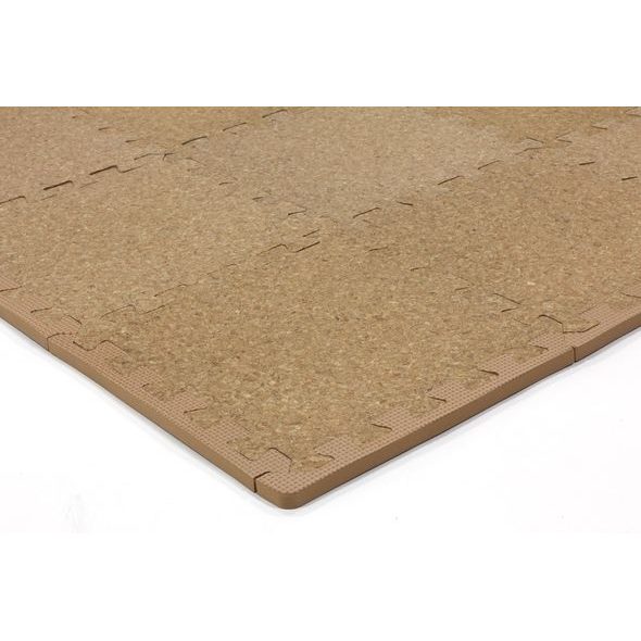 RIALTO BABY SADA HNĚDÝCH OKRAJŮ PRO PĚNOVÉ NEBO KORKOVÉ PUZZLE 120X90CM - HRACÍ PODLOŽKY NA ZEM - SPINKÁNÍ