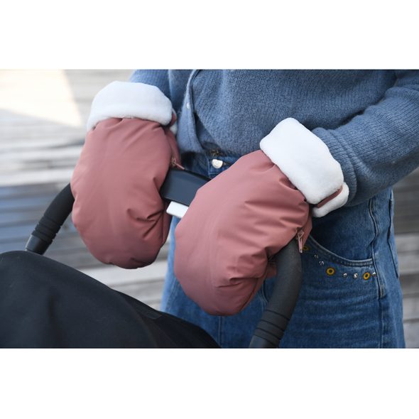 BEABA RUKAVICE NA KOČÁREK TERRACOTTA - RUKÁVNÍKY NA KOČÁREK - KOČÁRKY A PŘÍSLUŠENSTVÍ