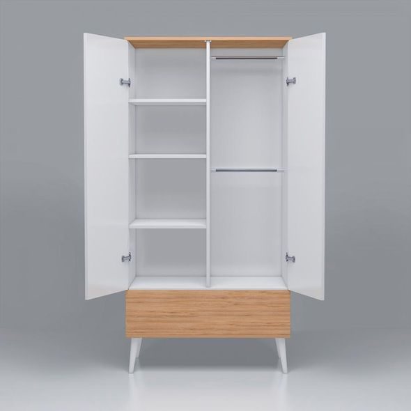 DĚTSKÝ POKOJ FAKTUM CARDIFF - 3 DÍLNÁ AKČNÍ SADA S PŘESTAVITELNOU POSTÝLKOU - DŘEVĚNÉ POSTÝLKY - SPINKÁNÍ