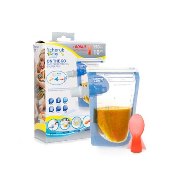 CHERUB BABY SÁČKY NA DĚTSKÉ PŘESNÍDÁVKY - KAPSIČKY NA JÍDLO - KRMENÍ