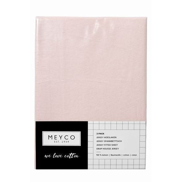 MEYCO ŽERZEJOVÉ PROSTĚRADLO 70X140/150 - LIGHT PINK - PROSTĚRADLA - SPINKÁNÍ