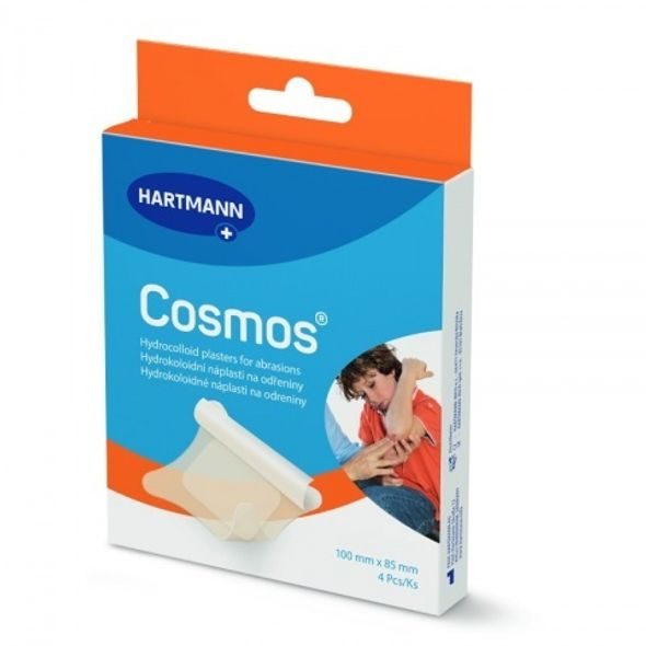 HARTMANN NÁPLAST COSMOS NA ODŘENINY 100 X 85 MM 4 KS - NÁPLASTI - KOUPÁNÍ A ZDRAVÍ