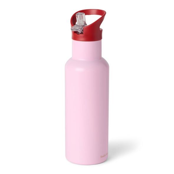STUDIO NOOS NEREZOVÁ LÁHEV NA NÁPOJ MEDIUM 500ML L JEMNÁ RŮŽOVÁ - TERMOOBALY A TERMOSKY - KRMENÍ