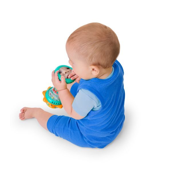 BRIGHT STARTS HRAČKA HUDEBNÍ CHRASTÍTKO SLUNÍČKO JUST FOR SUN™ 6M+ - CHRASTÍTKA - PRO DĚTI