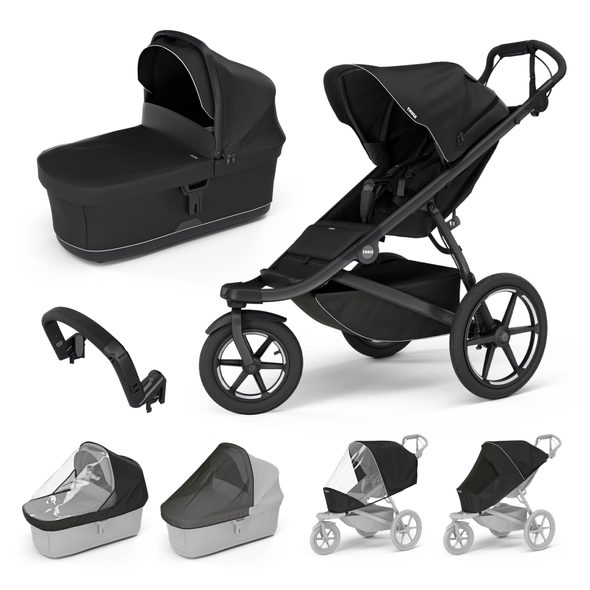 THULE DVOJKOMBINACE 7V1 URBAN GLIDE 3 + BASSINET + PŘÍSLUŠENSTVÍ 2024 - KOMBINACE S PŘÍSLUŠENSTVÍM - KOČÁRKY A PŘÍSLUŠENSTVÍ