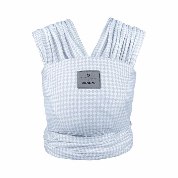 MANDUCA BELLY BUTTON SLING SOFTCHECK BLUE - KLOKANKY A ŠÁTKY - NOŠENÍ & SPORT