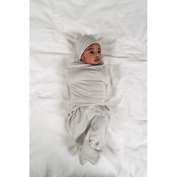 LODGER BUNDLER SEERSUCKER STEEL - ZAVINOVAČKY - SPINKÁNÍ